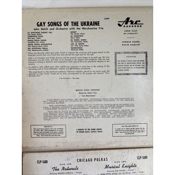 7 Vintage 50s 60s Polish & Ukrainian Polka 33 1/3 Hi-Fidelity Long Play Albums - Picture 11 of 16